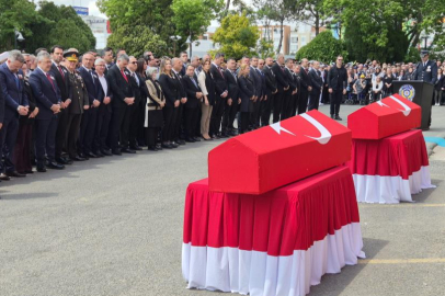Şehit polislere acı veda