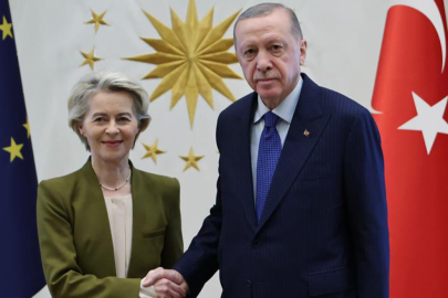 Cumhurbaşkanı Erdoğan, AB Komisyonu Başkanı Leyen ile görüştü