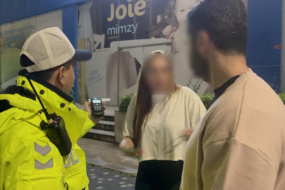 Bursa'da polisin alkollü sürücü ile imtihanı