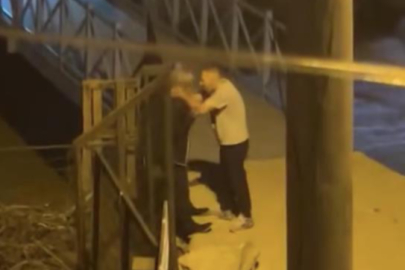 Bursa'da sokak ortasında kavga kamerada