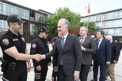 İnegöl protokolü bayramlaşma töreninde buluştu