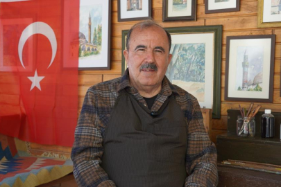 İznik'te suya yazılan sanatla yarım asır