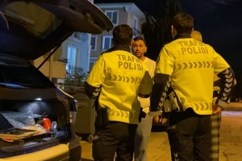 Bursa'da alkollü sürücüye alkolmetre dersi