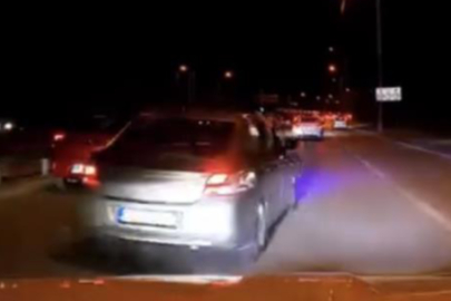 Bursa'da makas atan sürücü trafiği tehlikeye attı