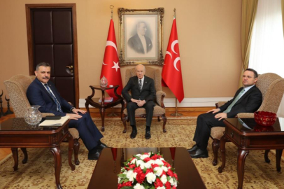 Bakanlardan MHP lideri Bahçeli’ye ziyaret