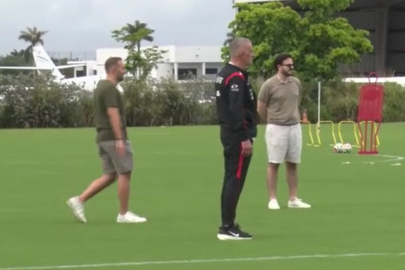 A Milli Futbol Takımı, Miami'deki ilk antrenmanını yaptı