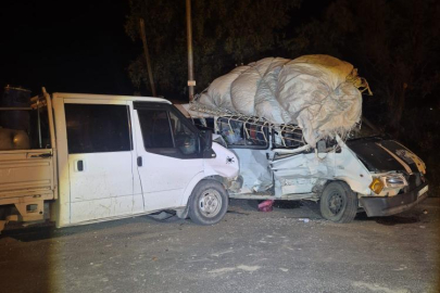 Kamyonet ile minibüsün kazasında 7 kişi yaralandı