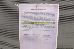 Yerebatan Sarnıcı'nda durdurma kararı