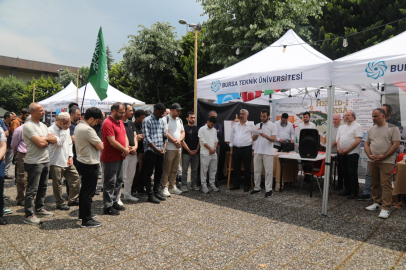 BTÜ öğrencileri Filistin için nöbette
