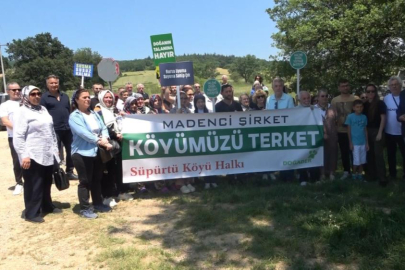 İnegöl'de Çevre Günü'nde maden tepkisi