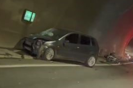 Tünelde feci kaza: 1 ölü, 2 yaralı