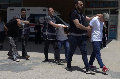 Bursa'da çocuk parkı saldırganları adliyeye sevk edildi