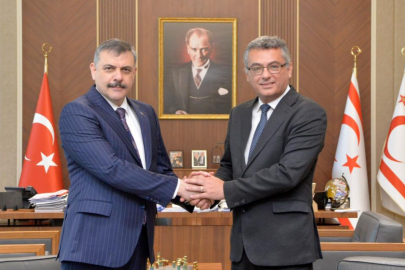 Bakan Çiftçi, KKTC Cumhurbaşkanı Erhürman ile görüştü