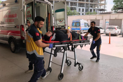 Bursa'da korkutan kaza: Motosiklet sürücüsü yaralandı
