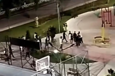 Bursa'da tekmeler havada uçuştu