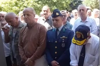 Kıbrıs gazisi, Bursa'da son yolculuğuna uğurlandı