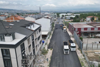 İnegöl'ün üstyapısı yenileniyor