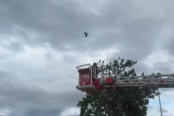Bursa'da nefes kesen karga kurtarma operasyonu