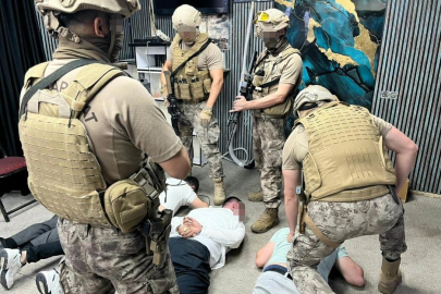 Suç örgütüne ağır darbe: 63 gözaltı