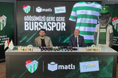 Bursaspor, 70 milyonluk sponsorluğuna imza attı