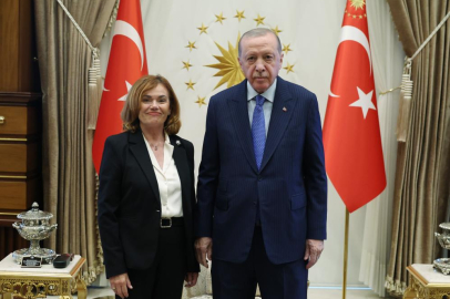 Cumhurbaşkanı Erdoğan, Huertas’ı kabul etti