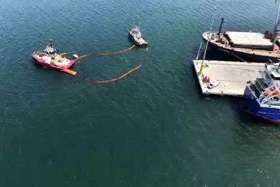 Gemlik'te deniz kirliliğine karşı dev tatbikat