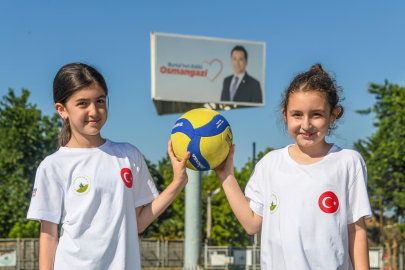 Osmangazi’de çocuklar sporla büyüyor