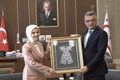 Bakan Göktaş, KKTC Cumhurbaşkanı Erhürman ile görüştü