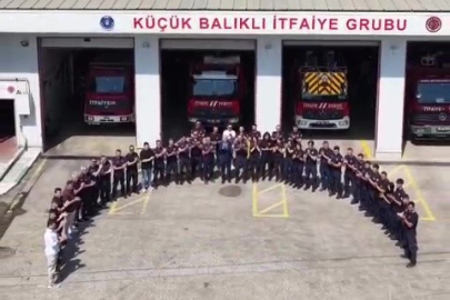 Bursa itfaiyesi'nden 'Bizim Çocuklar'a anlamlı destek