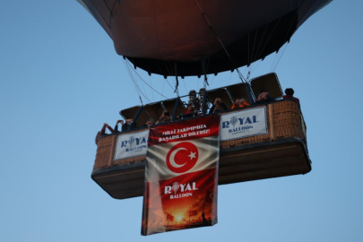 Kapadokya'da Milli Takım'a moral uçuşu