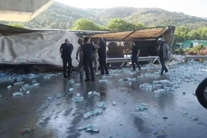 Bursa'da su yüklü TIR faciası: 1 ölü