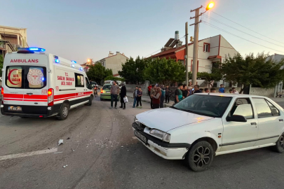 Karaman’da otomobiller çarpıştı: 1 yaralı