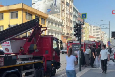 Bursa'da baca yangını paniği