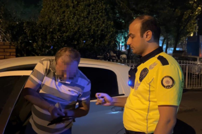Bursa'da denetimi görünce, 'sigara almaya geldim' dedi