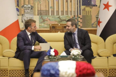 Fransa Cumhurbaşkanı Macron Suriye'de
