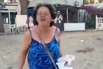 Plajda sözlü saldırıda bulunan şahıs adliyeye sevk edildi