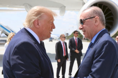 Cumhurbaşkanı Erdoğan, Trump'ı resmi törenle karşıladı