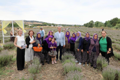 8’inci Lavanta Hasat Şenliği renkli görüntülere sahne oldu