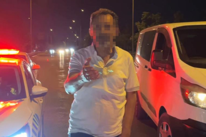 Bursa'da alkollü sürücü, basın mensubuna tükürdü