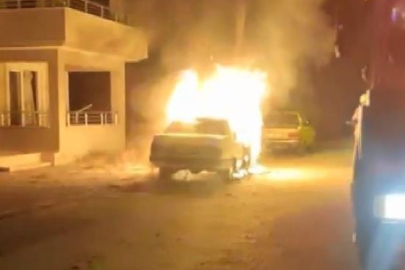 Bursa'da gece yarısı maskeli kundaklama