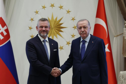 Cumhurbaşkanı Erdoğan, Pellegrini ile görüştü