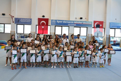 Nilüfer'de Yaz Spor Okulları’nda ilk dönem tamamlandı