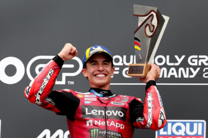 Almanya etabında zafer Marc Marquez'in