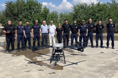 Bursa'da yangınlara dronlu müdahale dönemi için kritik test