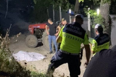 Bursa'da devrilen traktörün sürücüsü hayatını kaybetti