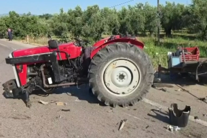 Bursa'daki traktör kazasında 2 kişi yaralandı