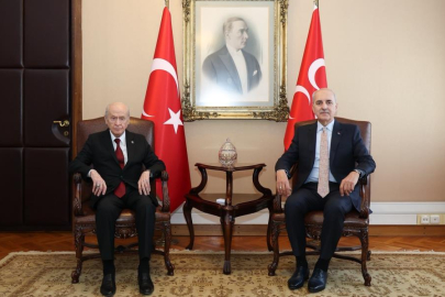 TBMM Başkanı Kurtulmuş'tan Bahçeli'ye ziyaret