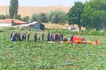 Ankara'da eğitim helikopteri düştü: 2 yaralı