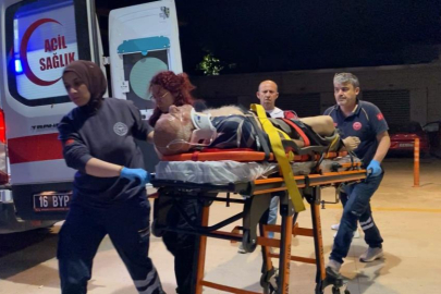 Bursa'da traktör kazası: 1 ağır yaralı