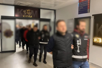 Bursa dahil 12 ilde suç örgütlerine yönelik operasyon: 37 tutuklama talebi